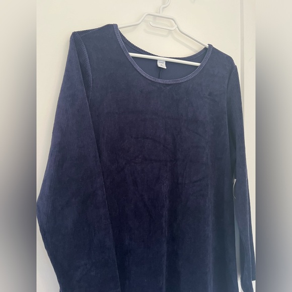 Old Navy Ribbed- Suede Midi Dress - Picture 5 of 5